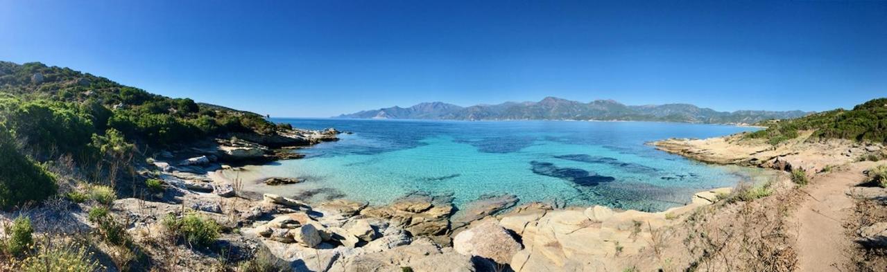 Studio, Vue Sur Mer Et Montagne Saint-Florent  Buitenkant foto