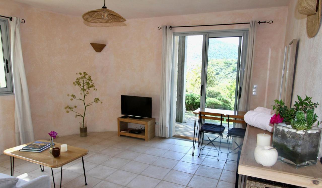 Studio, Vue Sur Mer Et Montagne Saint-Florent  Buitenkant foto